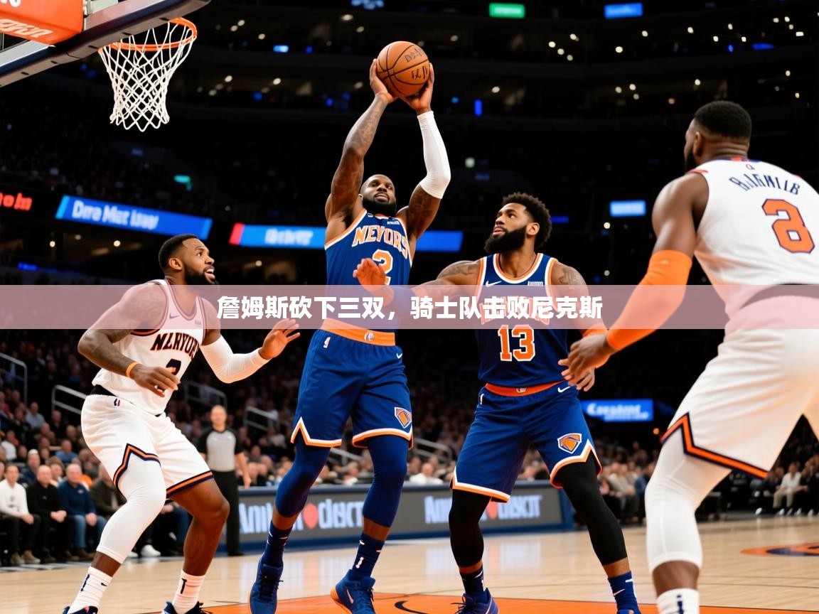 2025九游app下载苹果版詹姆斯砍下三双，骑士队击败尼克斯  第4张